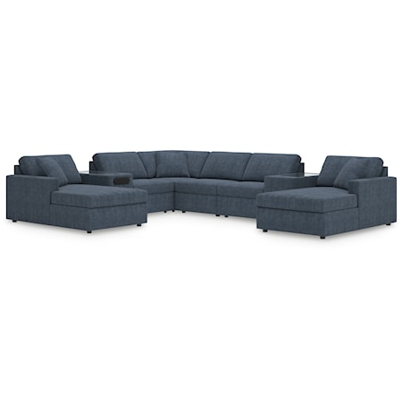 8-Piece Sectional With Chaise