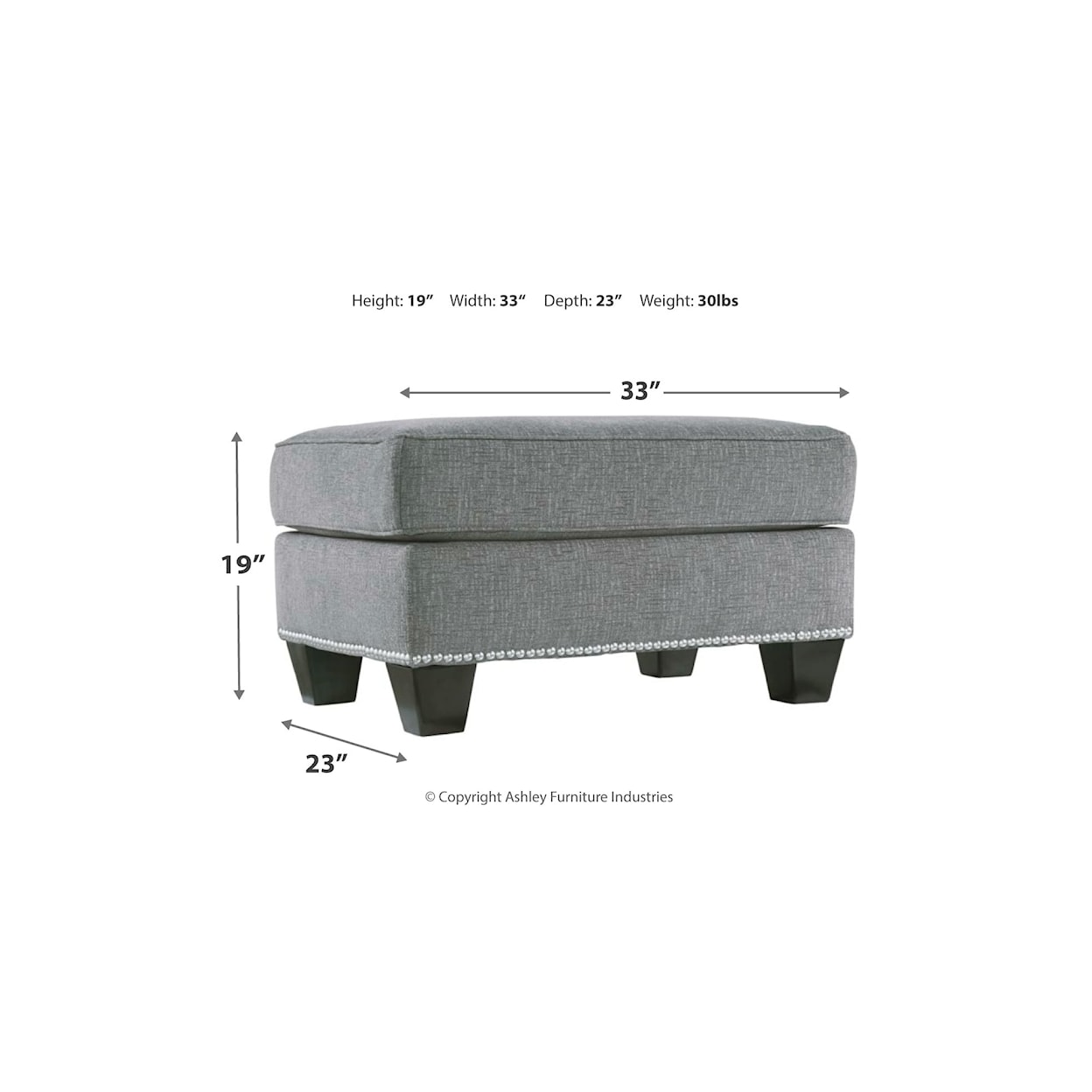 Ashley Furniture Signature Design Barrali Ottoman