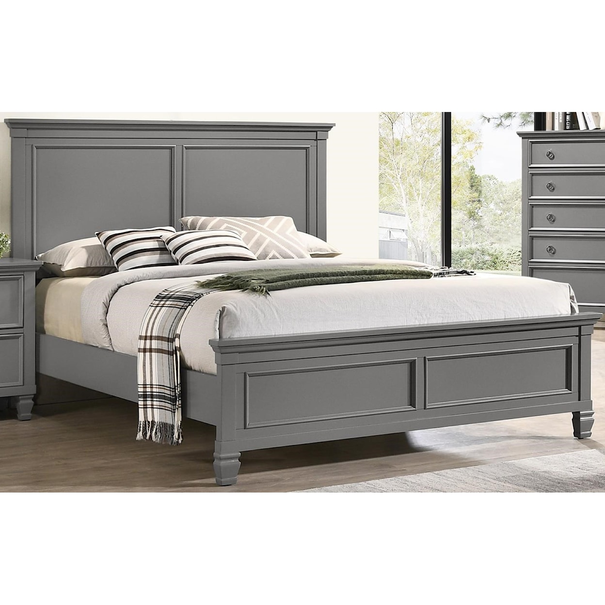 New Classic Tamarack Queen Panel Bed