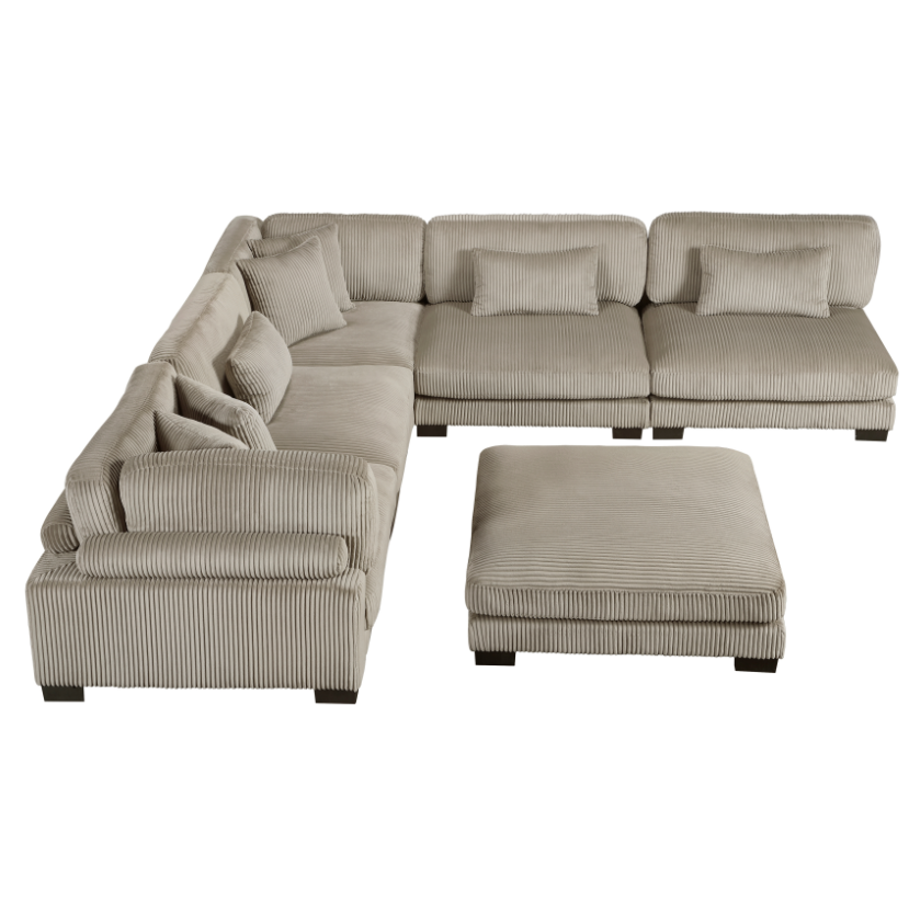 Homelegance Traverse 6-Piece Sectional Sofa