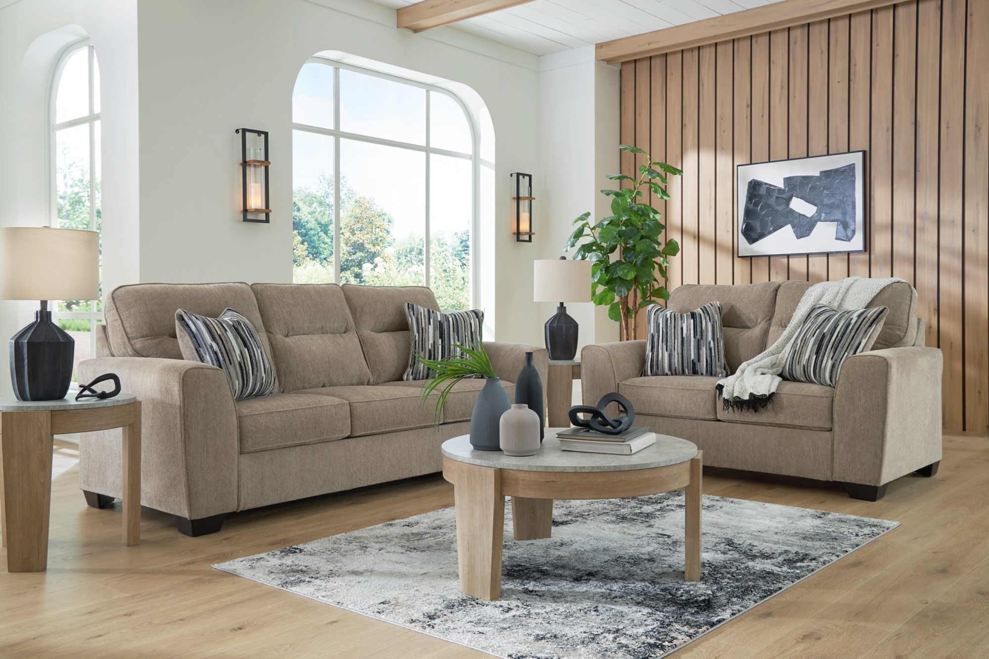 Sofa and Loveseat