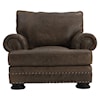 Bernhardt Bernhardt Living Foster Leather Chair without Pillows