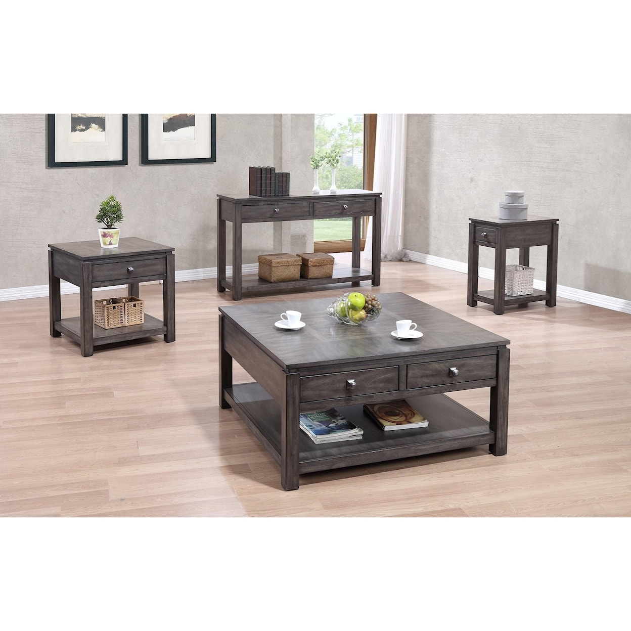 Winners Only Hartford 40" Square Coffee Table