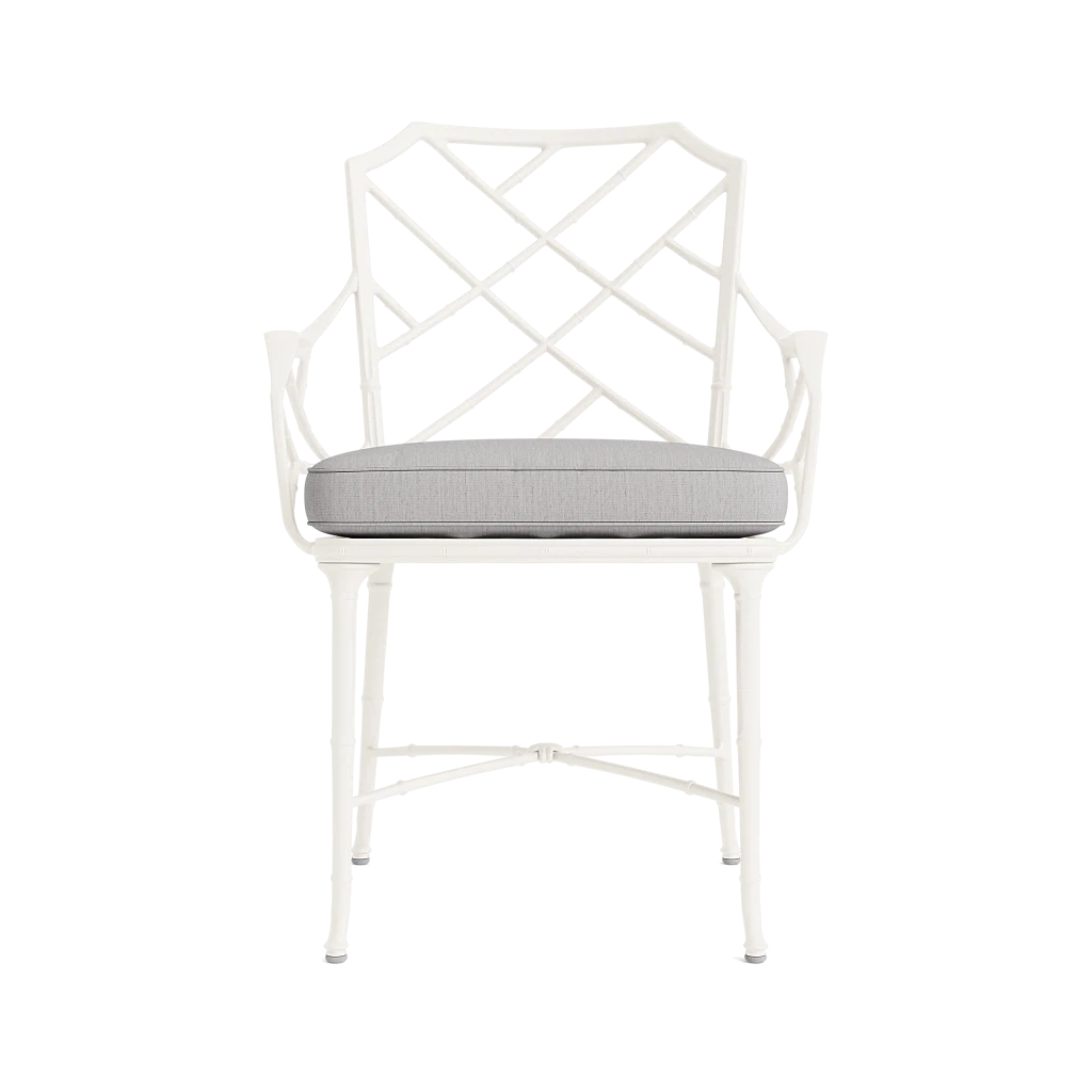 Cast Aluminum Dining Armchair