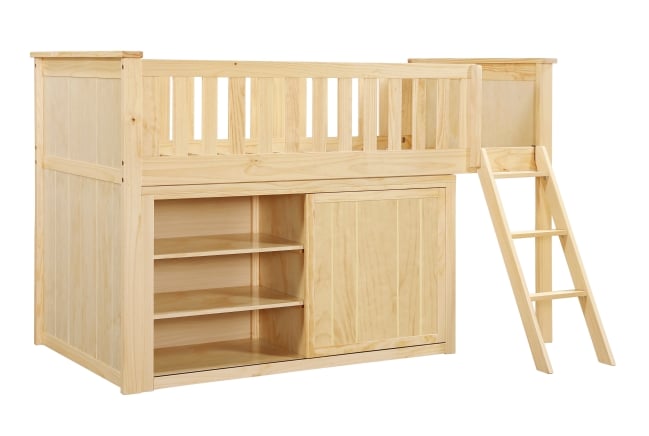 Homelegance Bartly Twin Low Loft Bunk