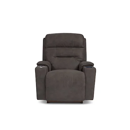 Power Rocking Recliner w/ Headrest & Lumbar