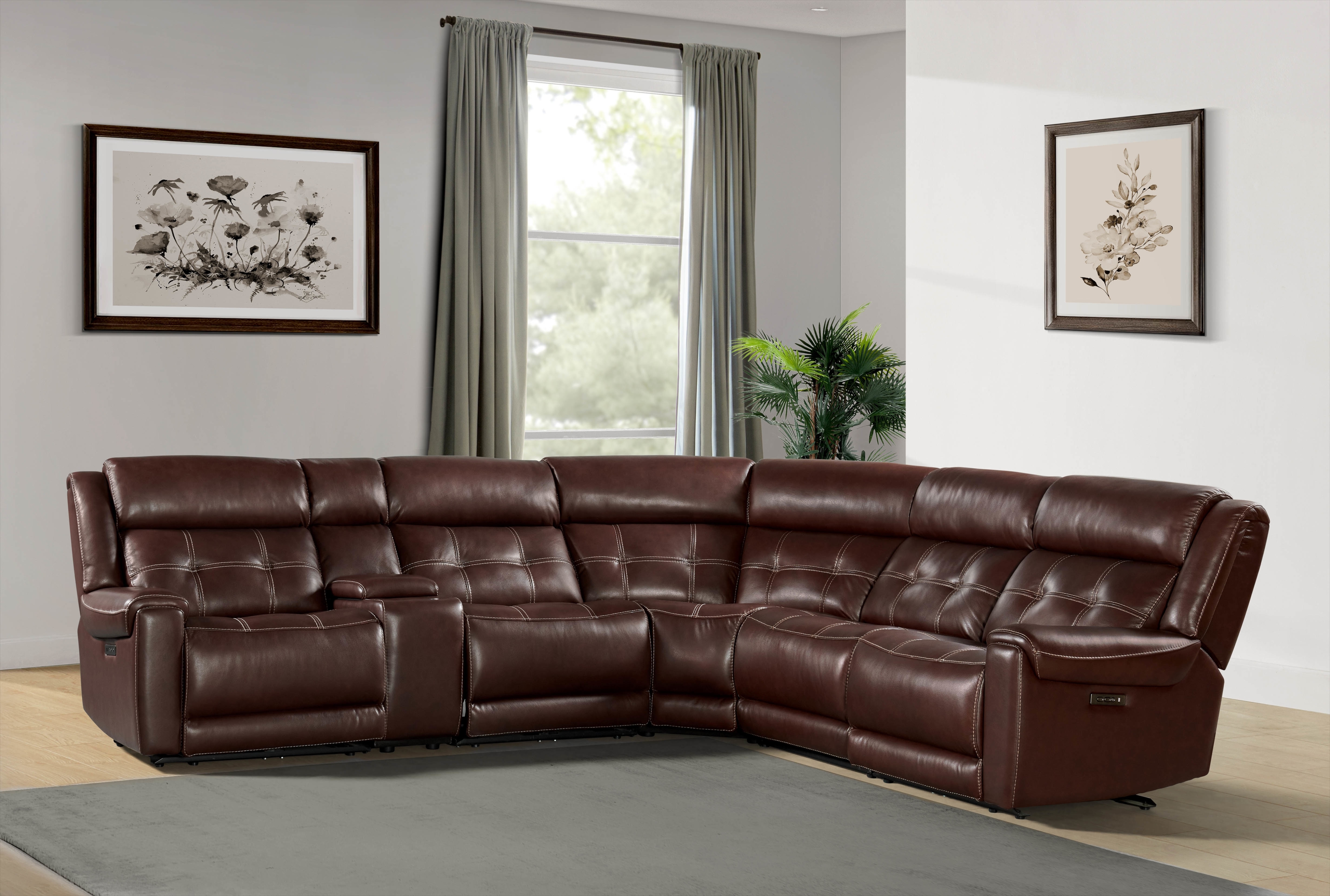 6-Piece Power Recline Sectional