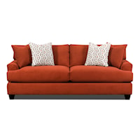 Contemporary 2-Cushion Sofa