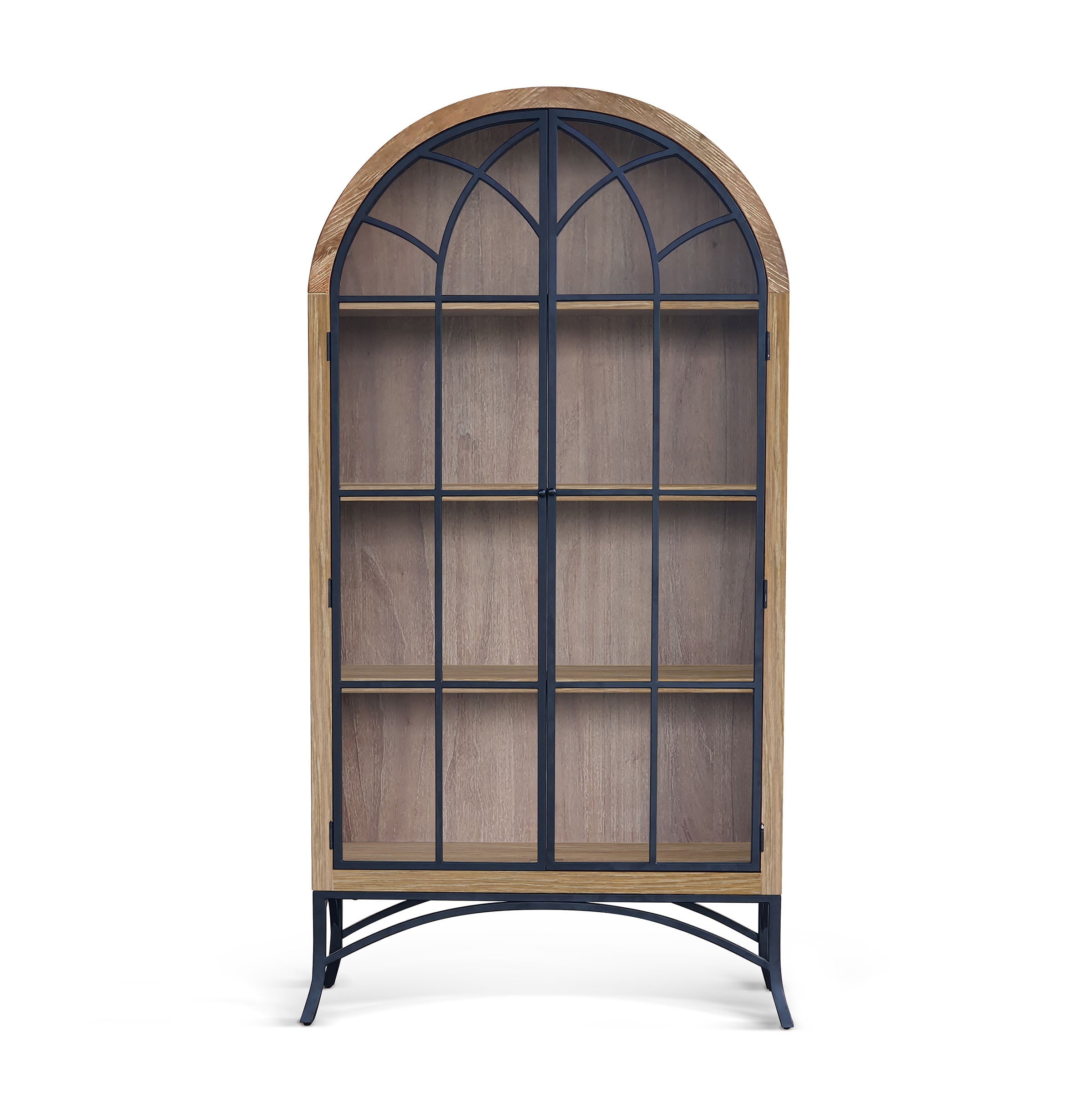 Ella Cabinet W/ Tempered Glass