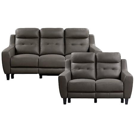 2-Piece Power Reclining Living Room Set