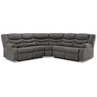 Contemporary 2-Piece Reclining Sectional