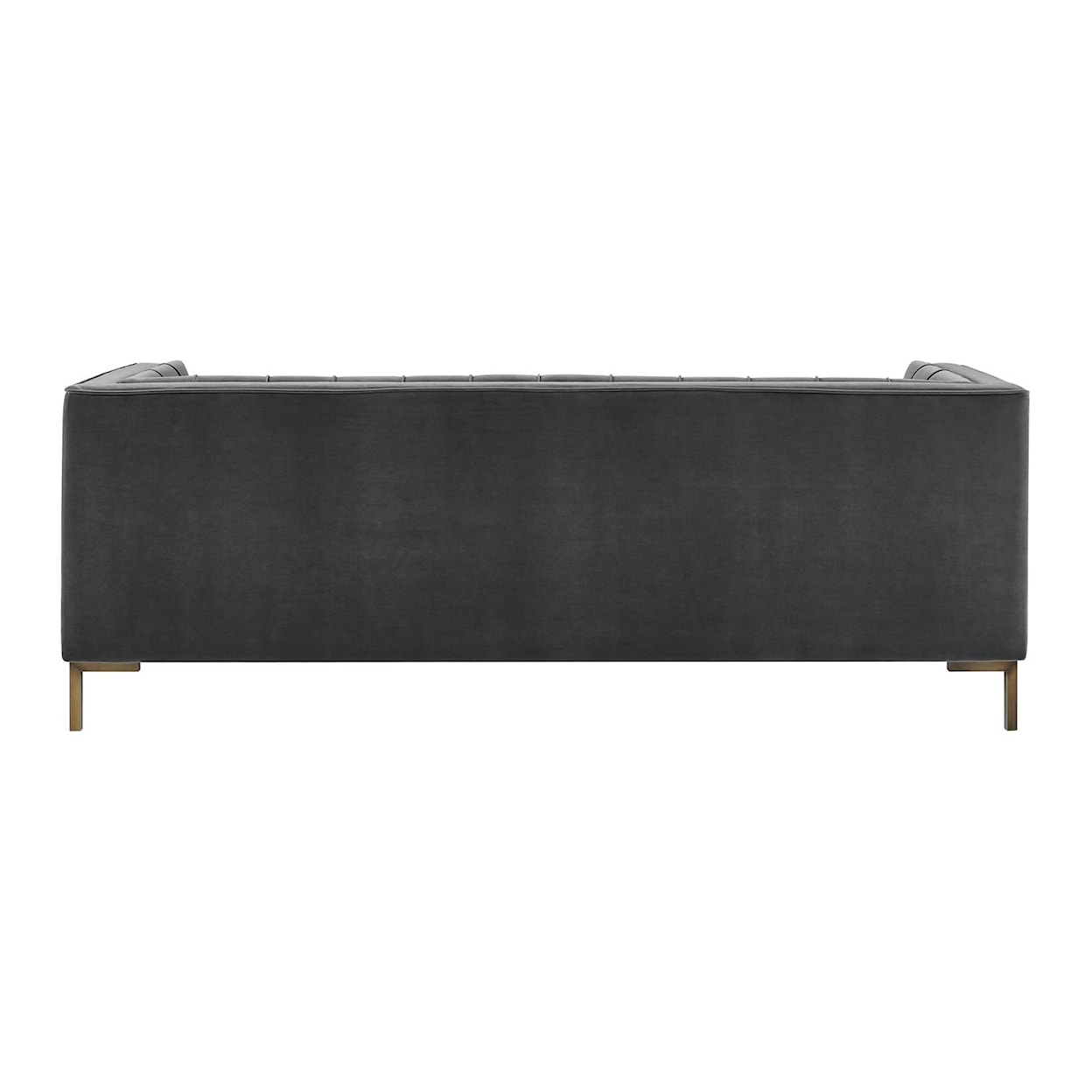 Steve Silver Isaac Gray Velvet Sofa