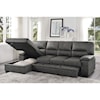 Homelegance Michigan 2-Piece Sectional with Pull-Out Bed