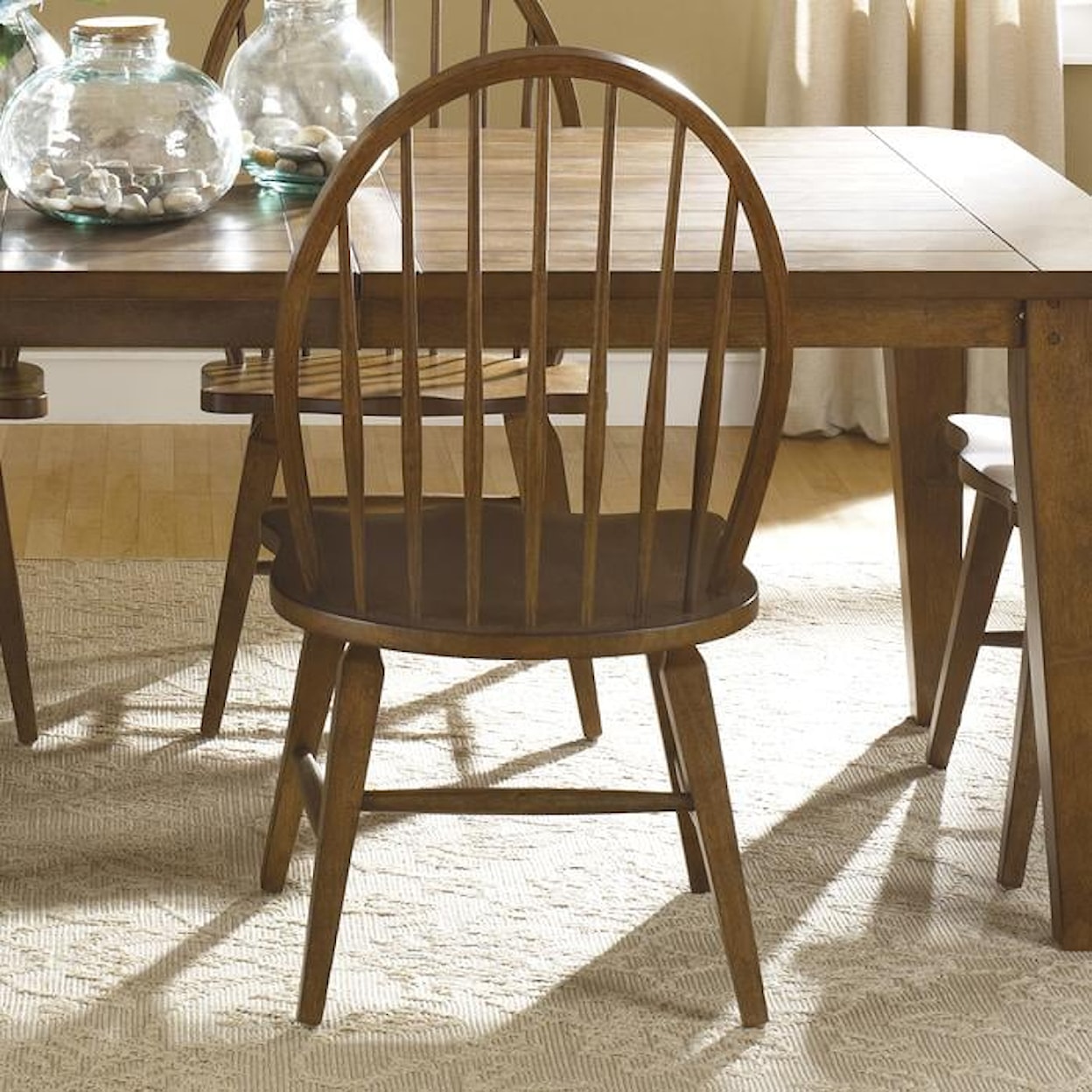 Liberty Furniture Hearthstone Windsor Back Side Chair