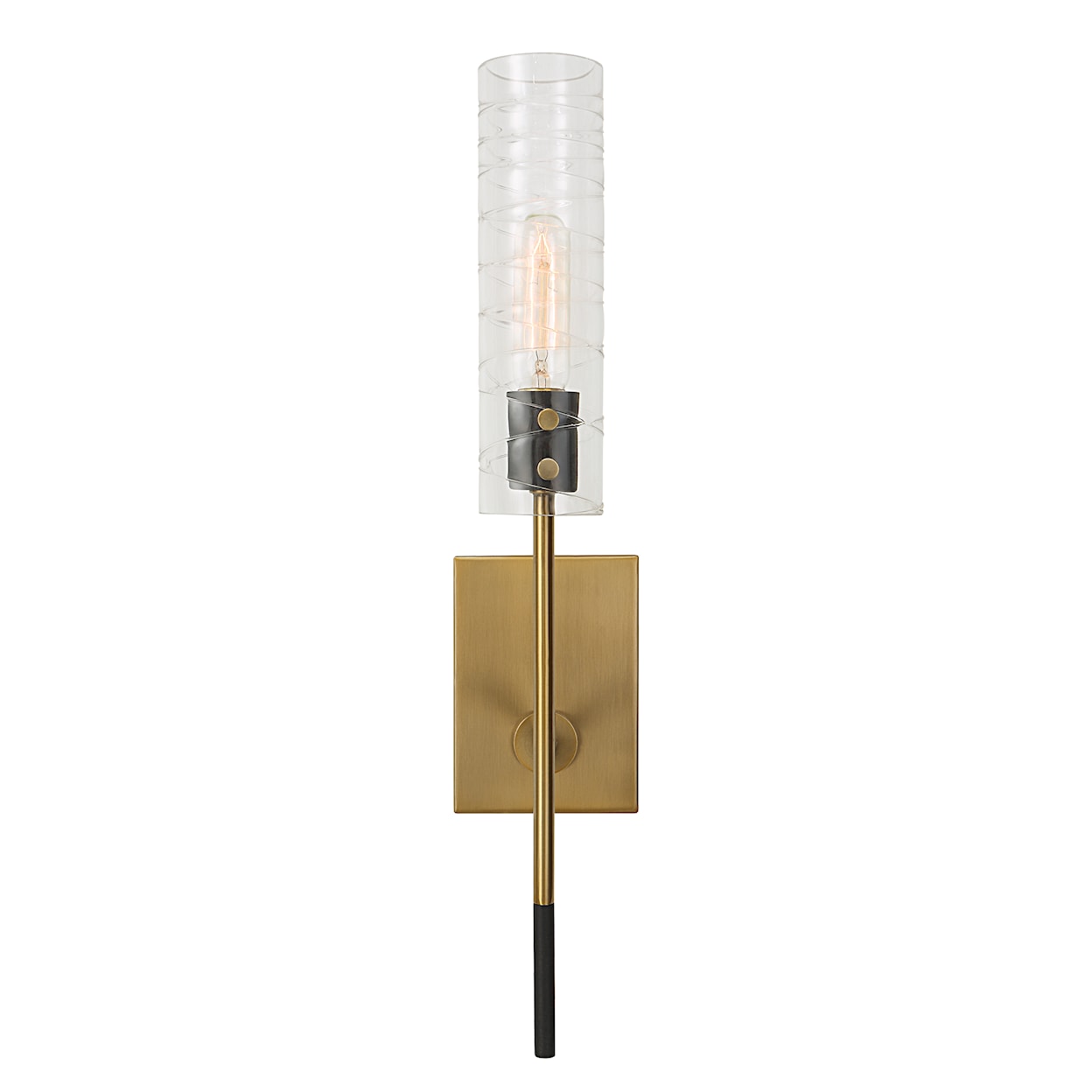 Uttermost Telesto Telesto 1 Light Brass Sconce