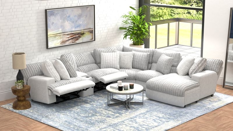 Catnapper Abraxas 6-Piece Power Reclining Sectional Sofa