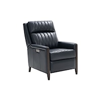 Transitional Power Recliner with Powered Headrest and Lumbar