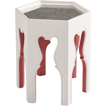 Bilbao Hexagonal End Table