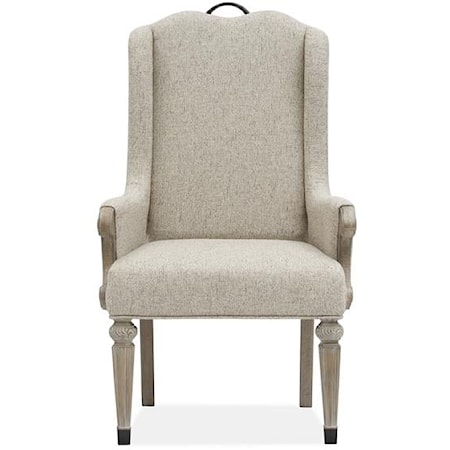 Upholstered Dining Arm Chair 