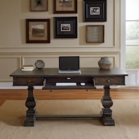 Traditional 2-Piece Desk Set with Credenza