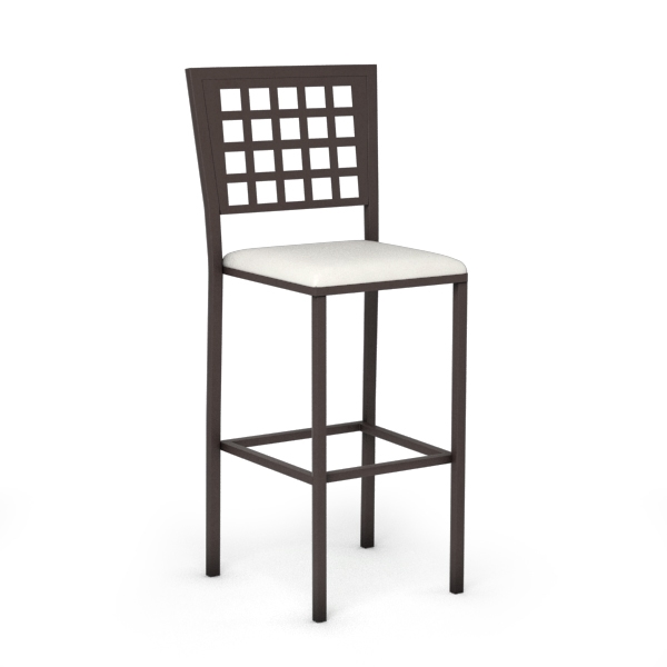 Metal Barstool w/Seat Pad