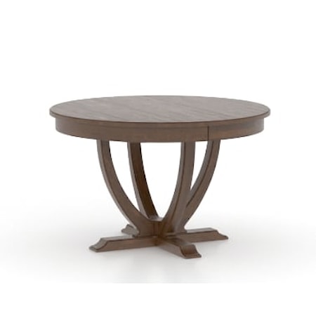 Round Wood Table