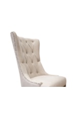 International Furniture Direct Aruba Transitional Upholstered Dining Chair