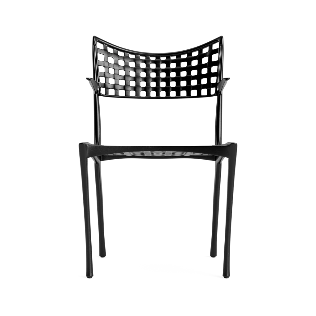 Classic Cast Aluminum Open-Back Dining Chair