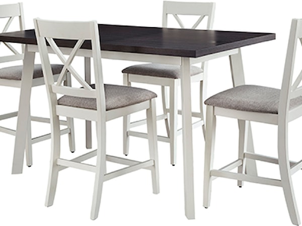 5-Piece Counter-Height Table and Chair Set