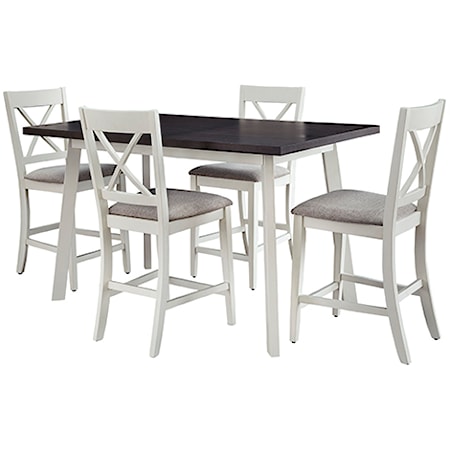 5-Piece Counter-Height Table and Chair Set