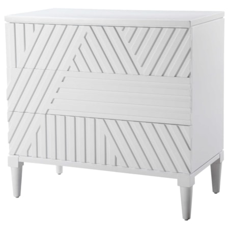 Colby White Drawer Chest