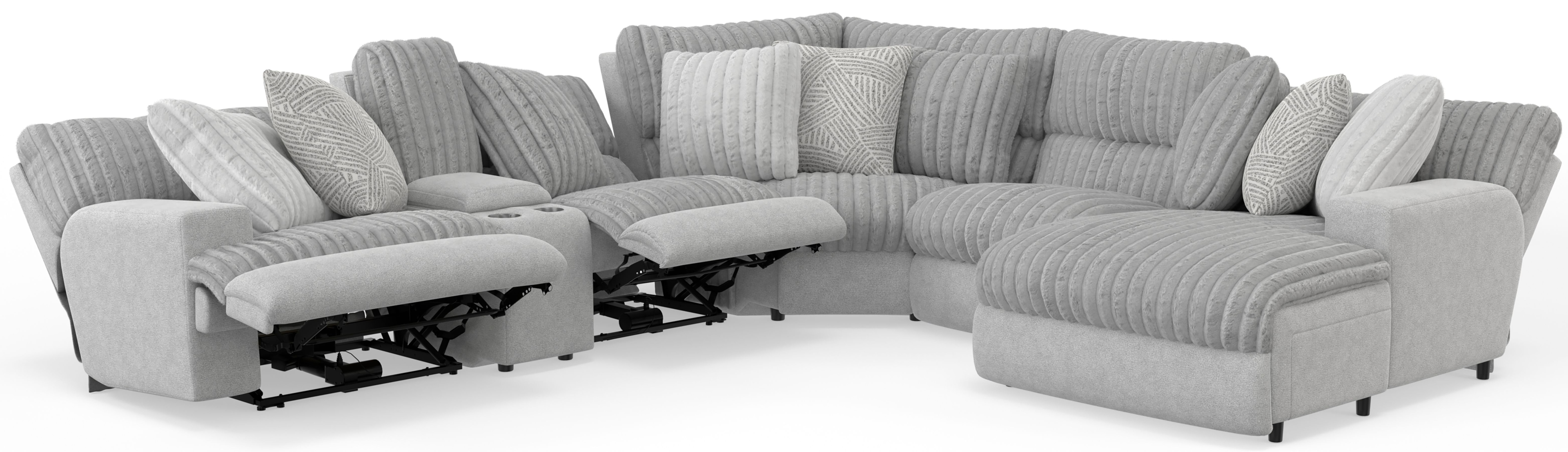 6-Piece Power Reclining Sectional Sofa