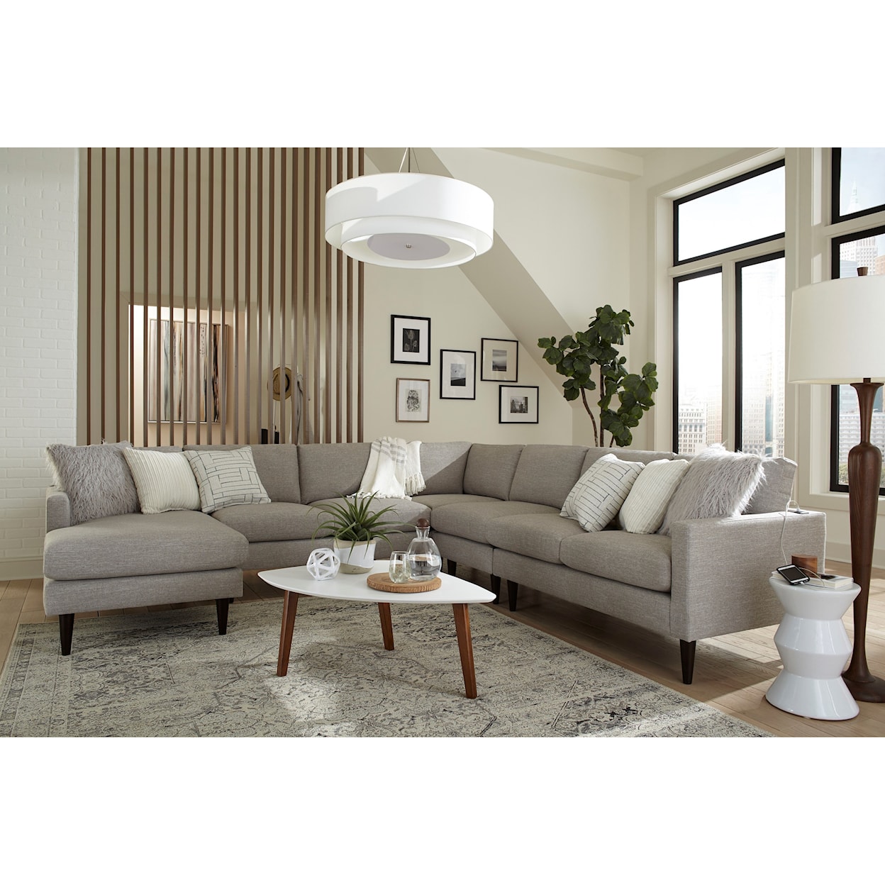 Best Home Furnishings Trafton 6-Seat Sectional Sofa w/ LAF Chaise