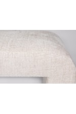 Jofran Sophia Sophia Casual Large Upholstered Accent Bench - Pink