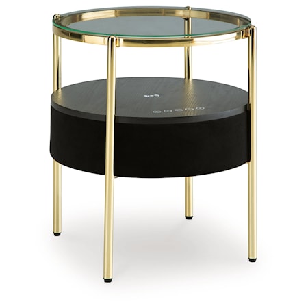 Accent Table With Speaker