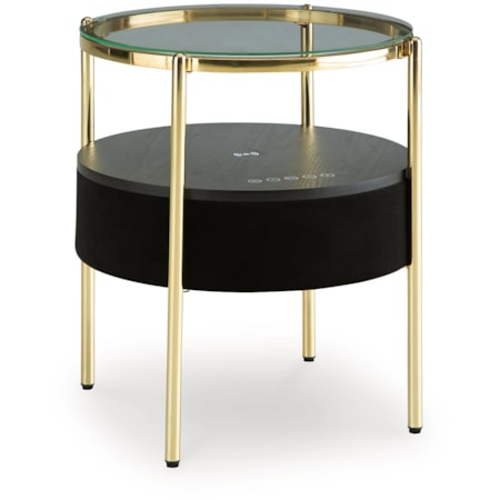 Accent Table With Speaker
