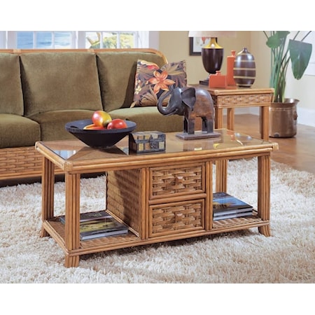 2-Drawer Cocktail Table