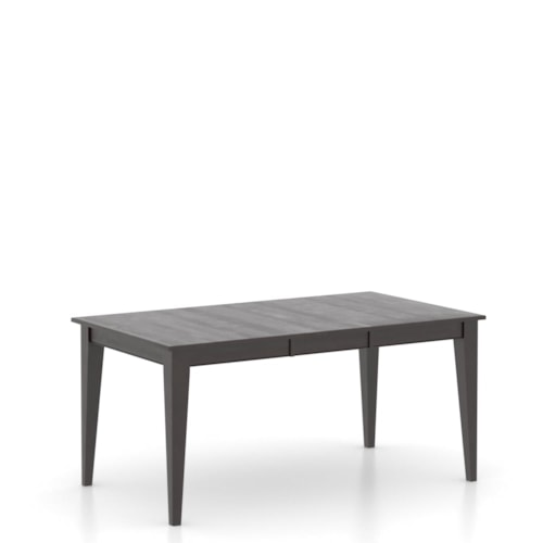 Transitional Customizable Rectangular Table with Leaf