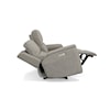 Flexsteel Aarons Power Headrest & Lumbar Reclining Sofa