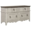 Liberty Furniture Chesapeake Storage Credenza and Hutch