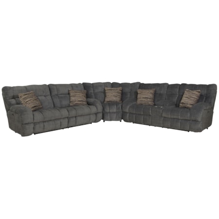 3-Piece Power Reclining Sectional Sofa