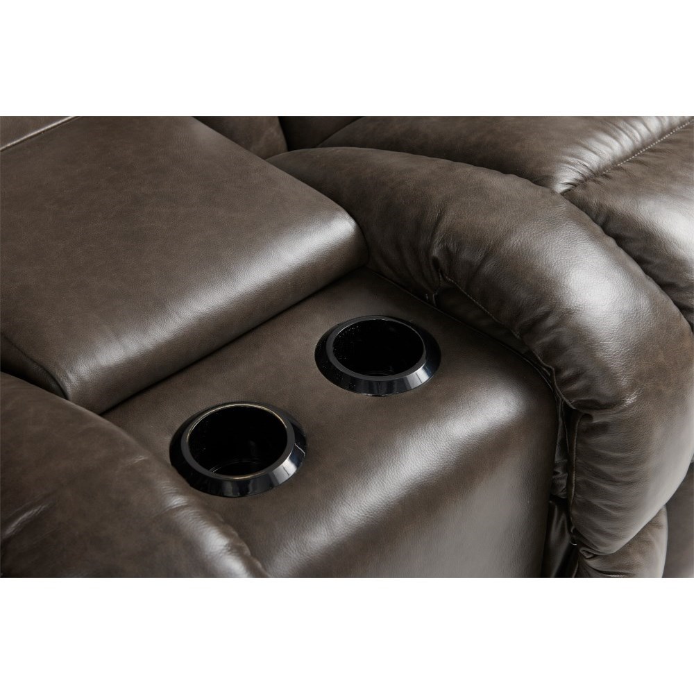 LaZBoy Mateo 39P775 LB174858 Casual Power Wall Saver Reclining Console Loveseat with USB Ports