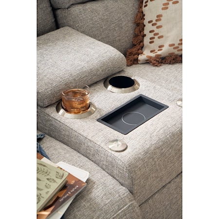 Power Reclining Loveseat w/ Headrest &amp; Lumba