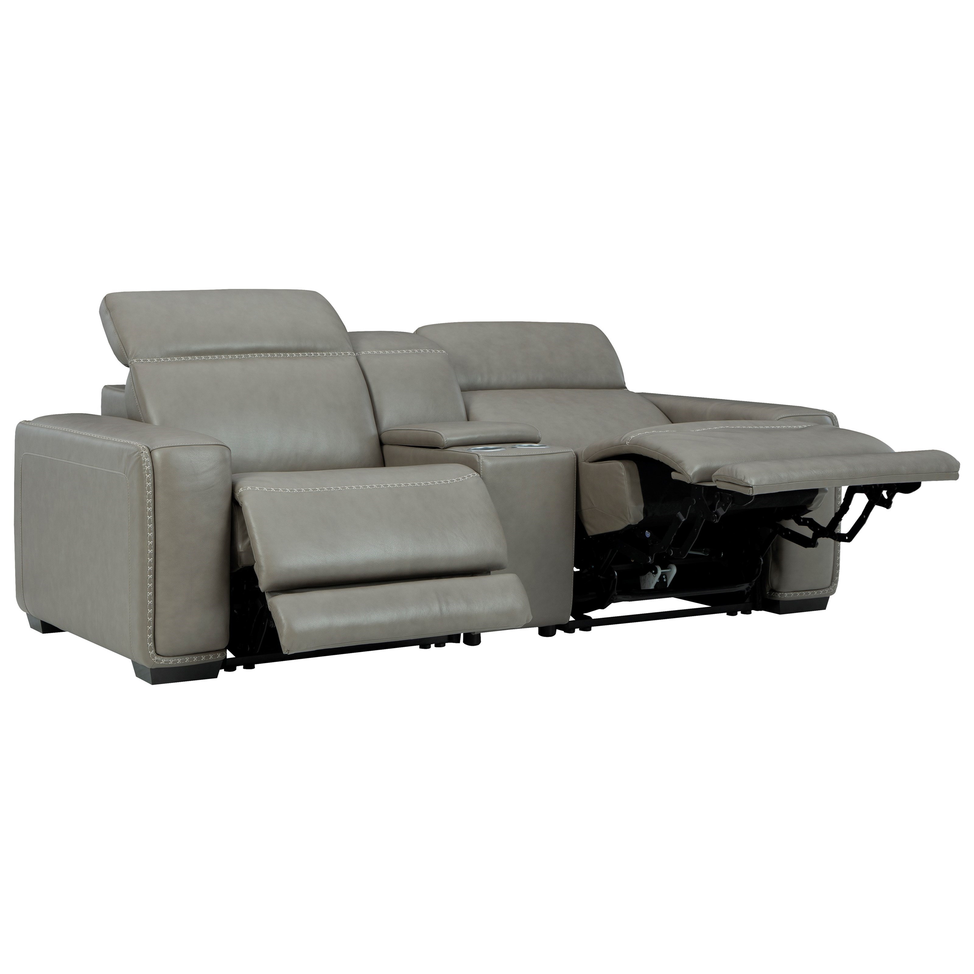 Signature Design by Ashley Correze Power Reclining Loveseat w/ Console