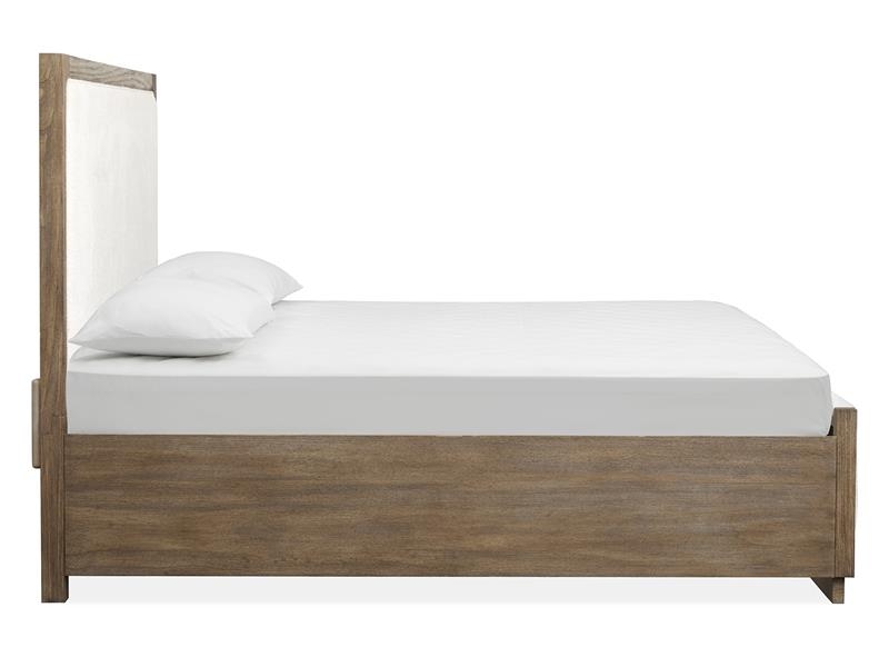 Queen Upholstered Panel Bed