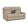 Bassett Club Level - Apex Power Reclining Console Loveseat