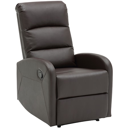 Faux Leather Recliner Chair