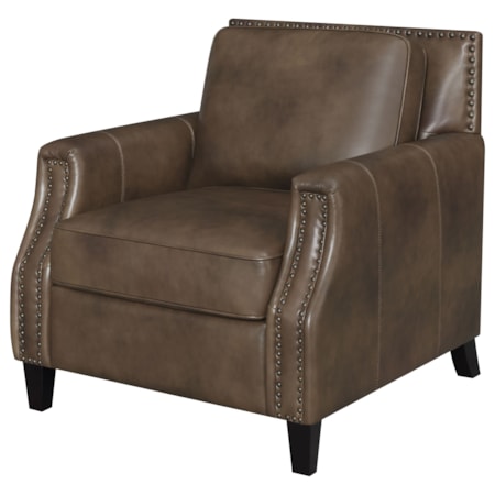 Leaton Recessed Arm Accent Chair Sugar