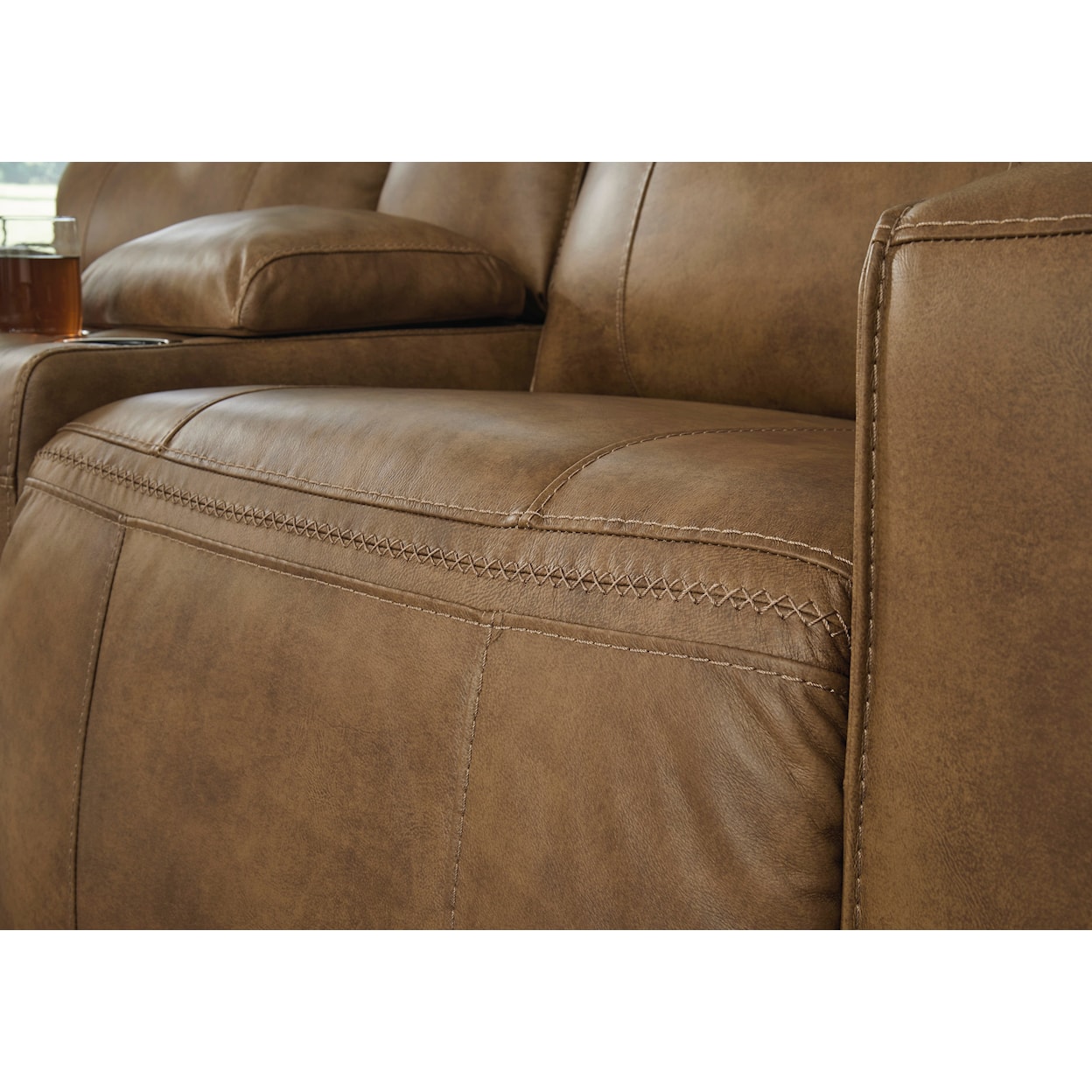 Ashley Furniture Signature Design Game Plan Power Reclining Loveseat