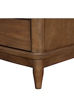 Flexsteel Casegoods Bellevue Transitional 3-Drawer Nightstand with Outlets